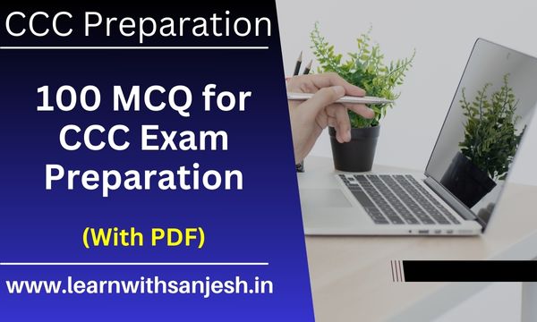 CCC Question Answer in Hindi and English, CCC Question Paper pdf download, CCC Exam preparation 2024